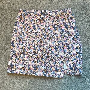 Wild Fable Floral Mini Skirt Size 0 XS